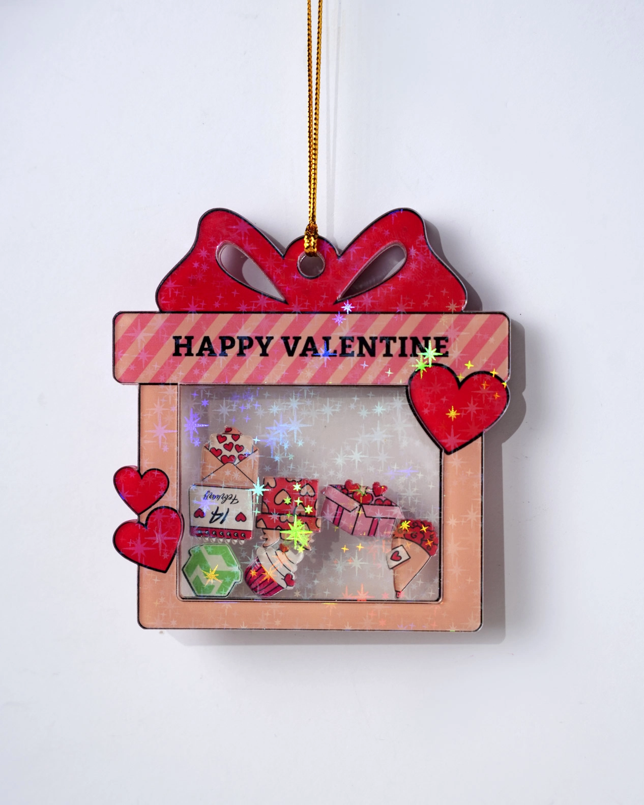 4-Layer Hologram Shaker Ornament