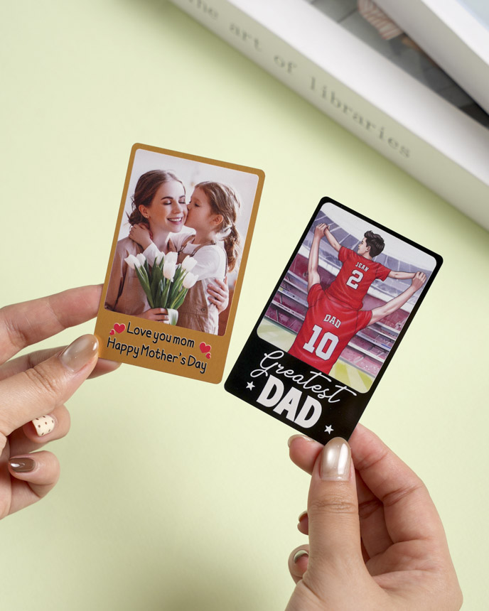 1-side Printed Metal Wallet Card