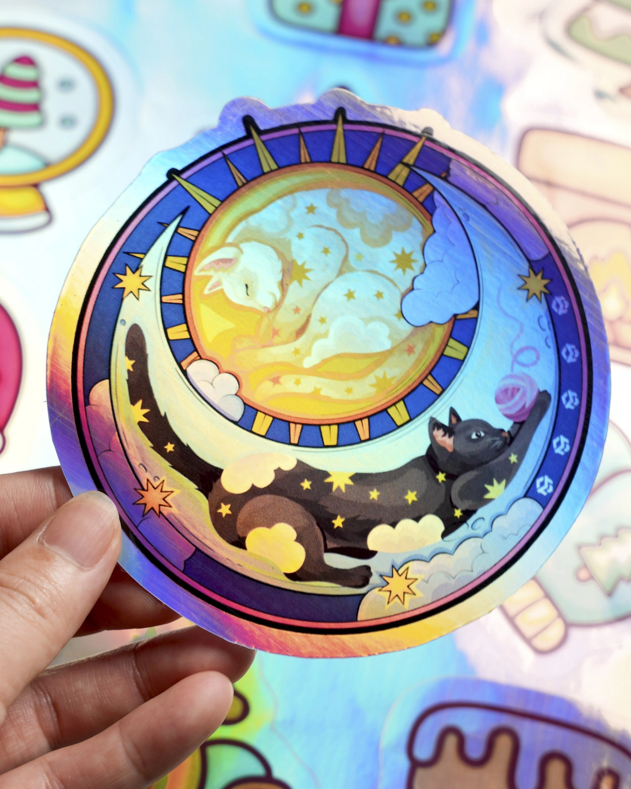 hologram sticker printing