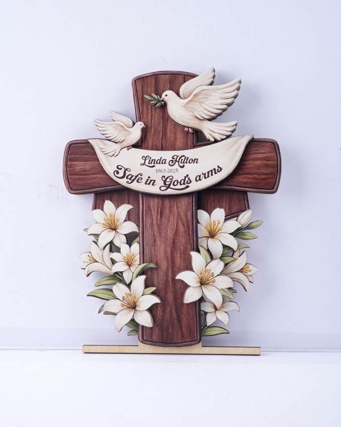 Custom Shape Wood Stand