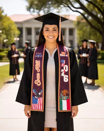 Satin Graduation Stole