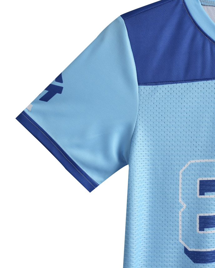 All-over Print Youth Hybrid Mesh Football Jersey