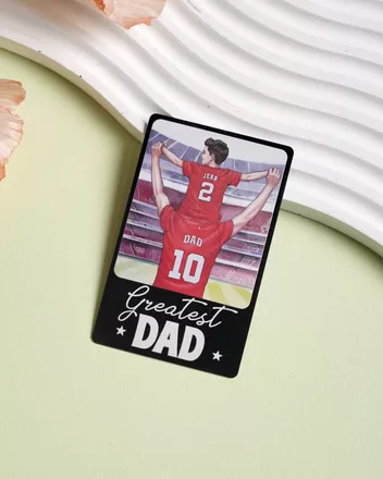 1-side Printed Metal Wallet Card