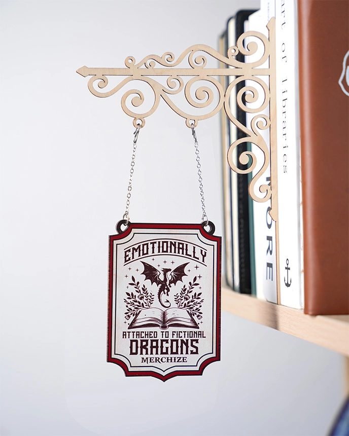 personalized library sign