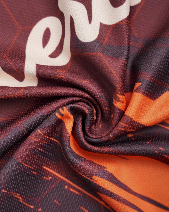 All-over Print Youth Two-Button Baseball Jersey