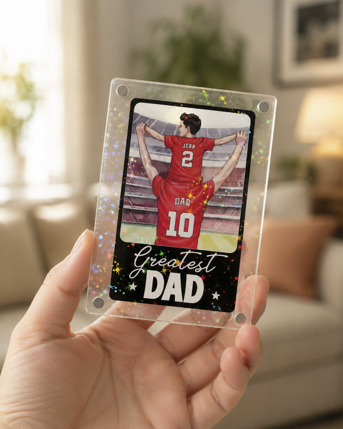 1-side Printed Metal Wallet Card