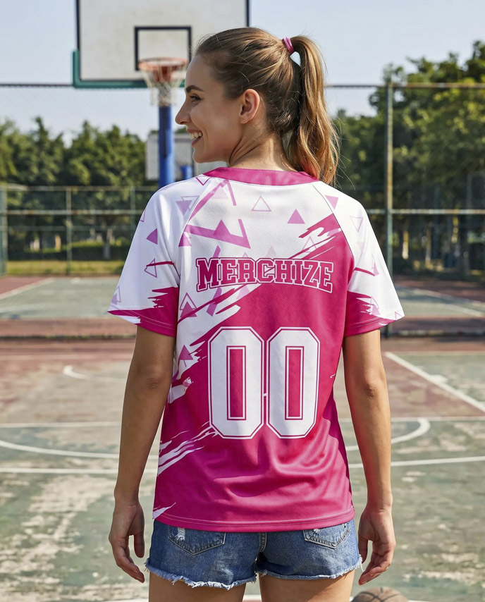 All-over Print Women's Two-Button Baseball Jersey