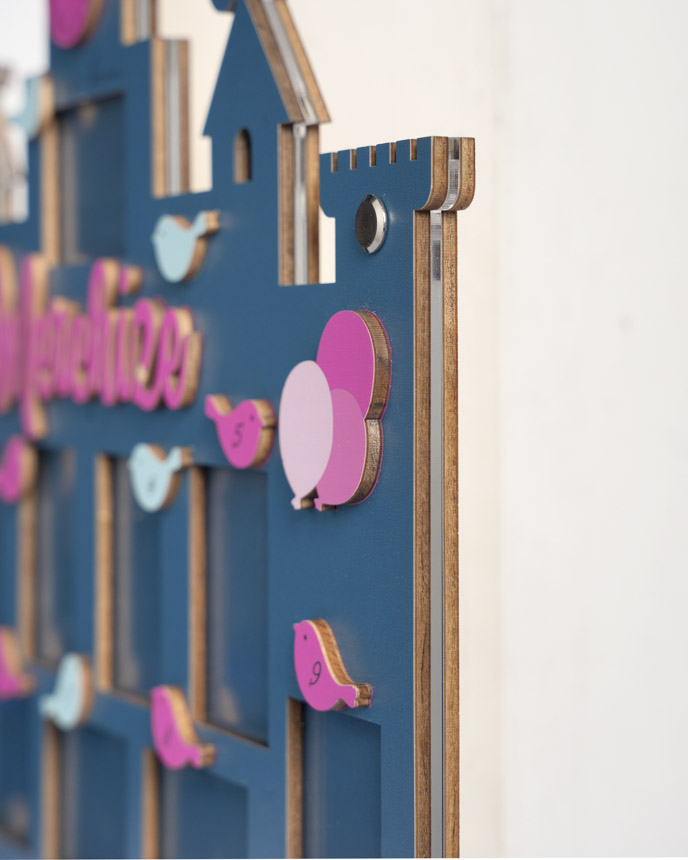 Custom Shape Photo Collage Frame