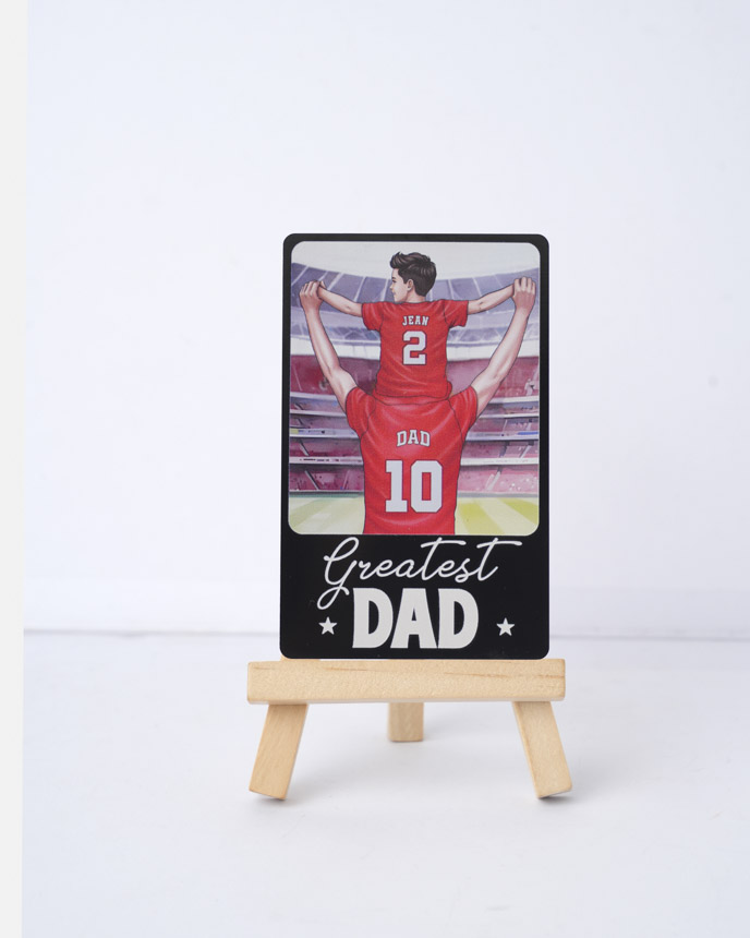1-side Printed Metal Wallet Card