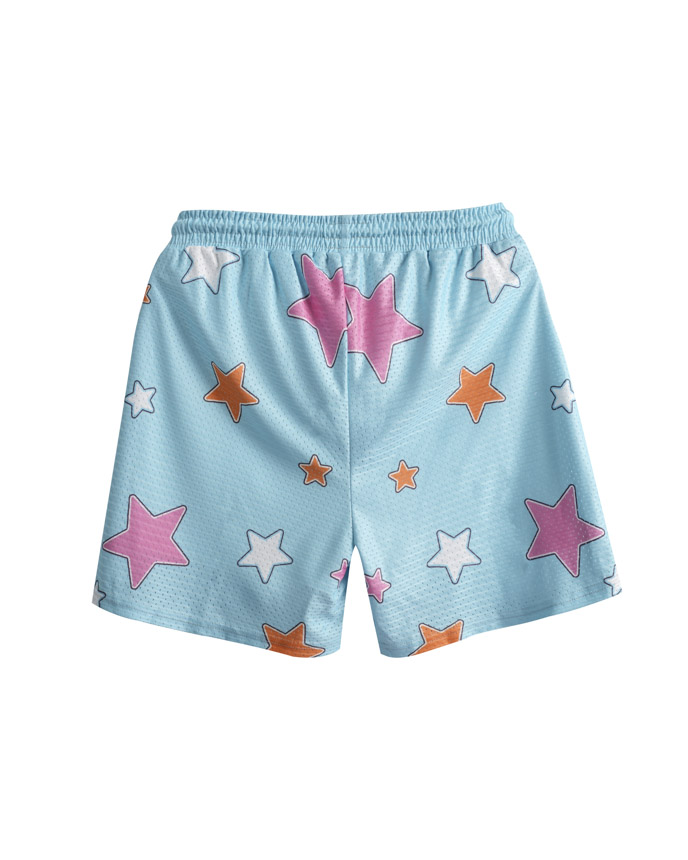All-over Print Mesh Sports Shorts