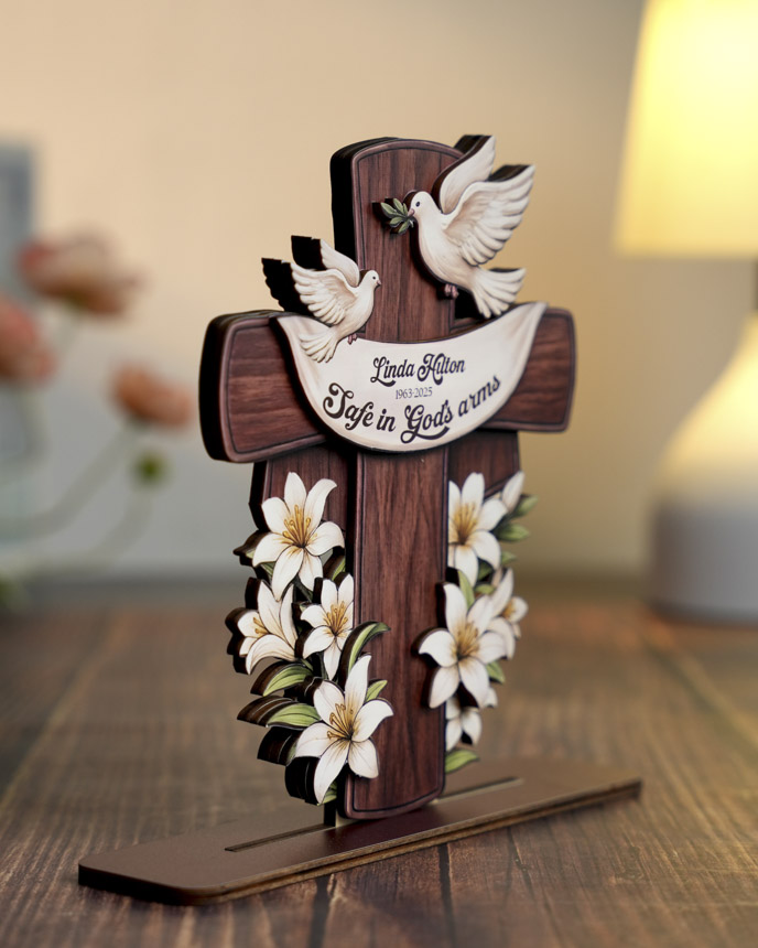 Custom Shape Wood Stand