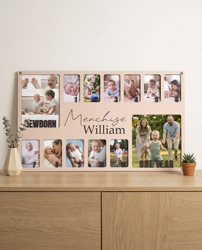 Custom Shape Photo Collage Frame