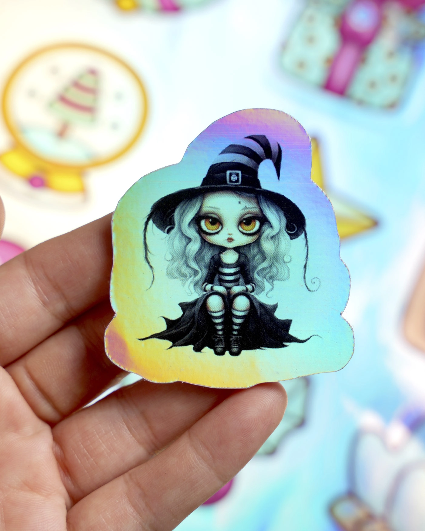 custom holographic stickers