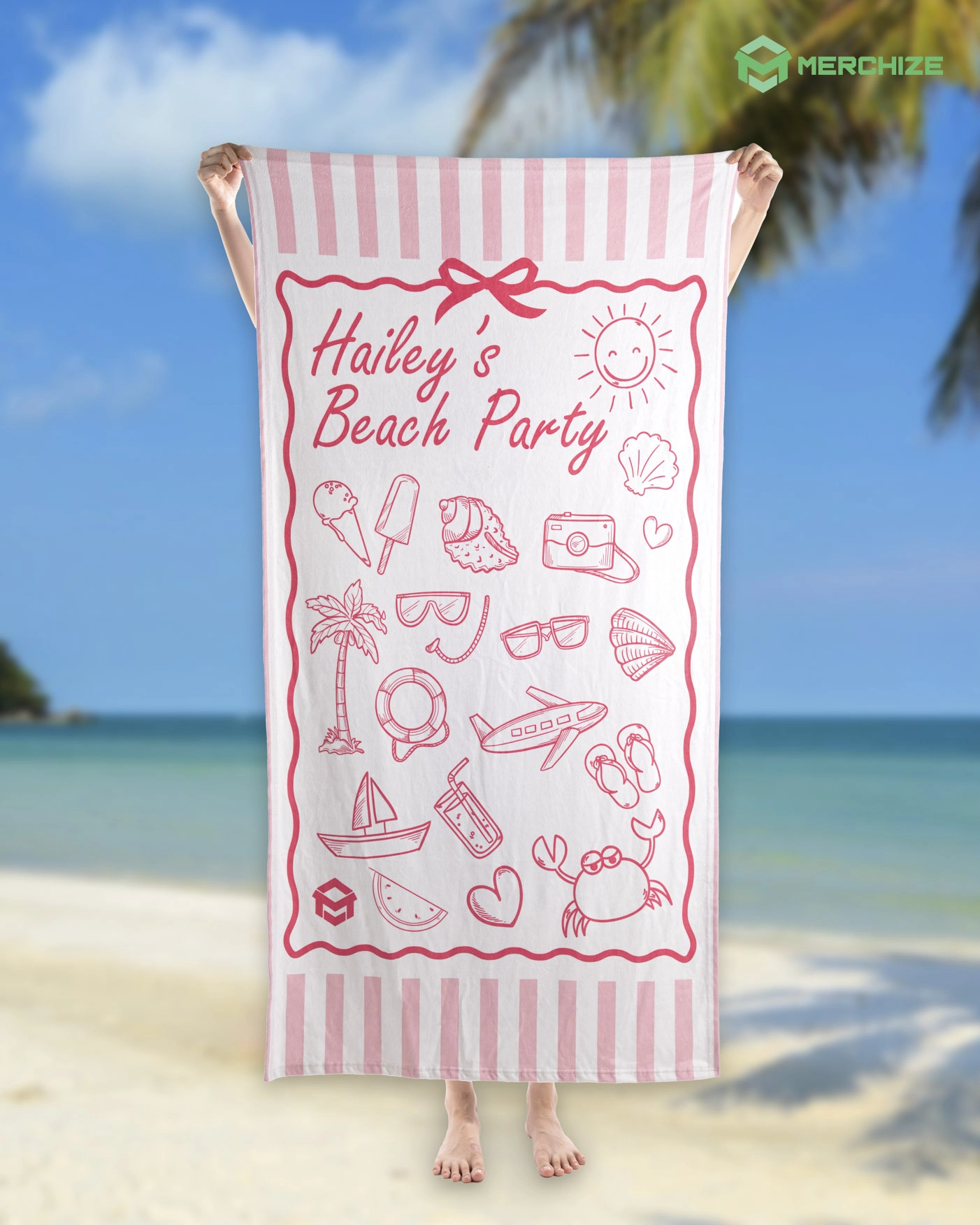 print on demand beach towels
