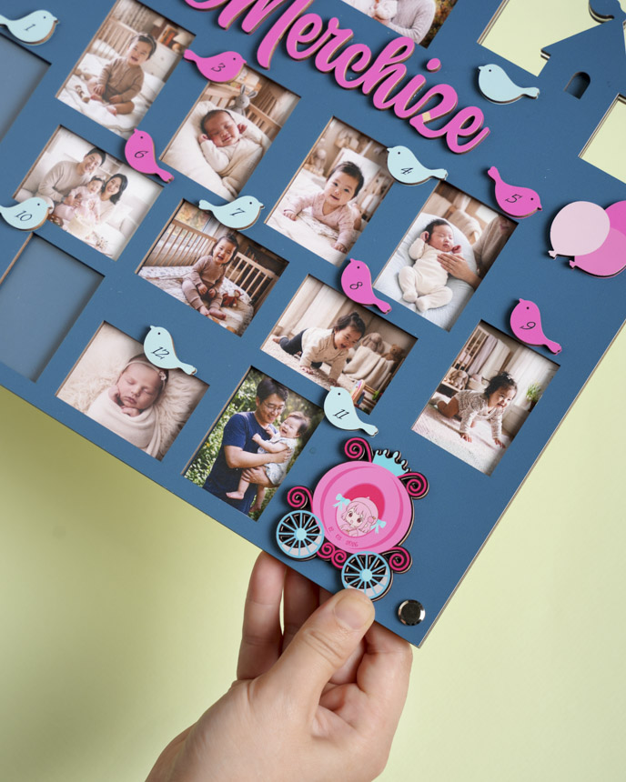Custom Shape Photo Collage Frame