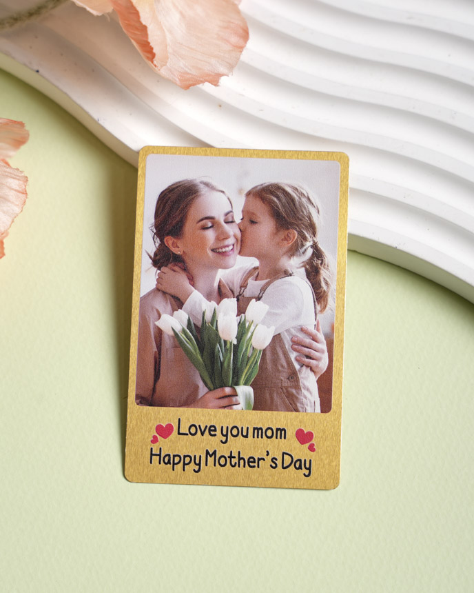 1-side Printed Metal Wallet Card