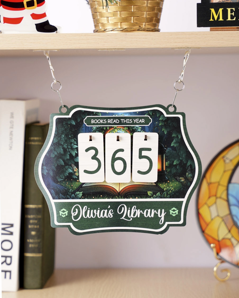 personalized books read tracker