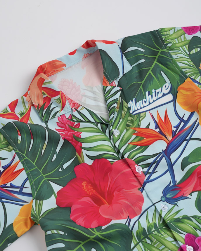 All-over Print Comfort Youth Short-sleeve Hawaiian Shirt