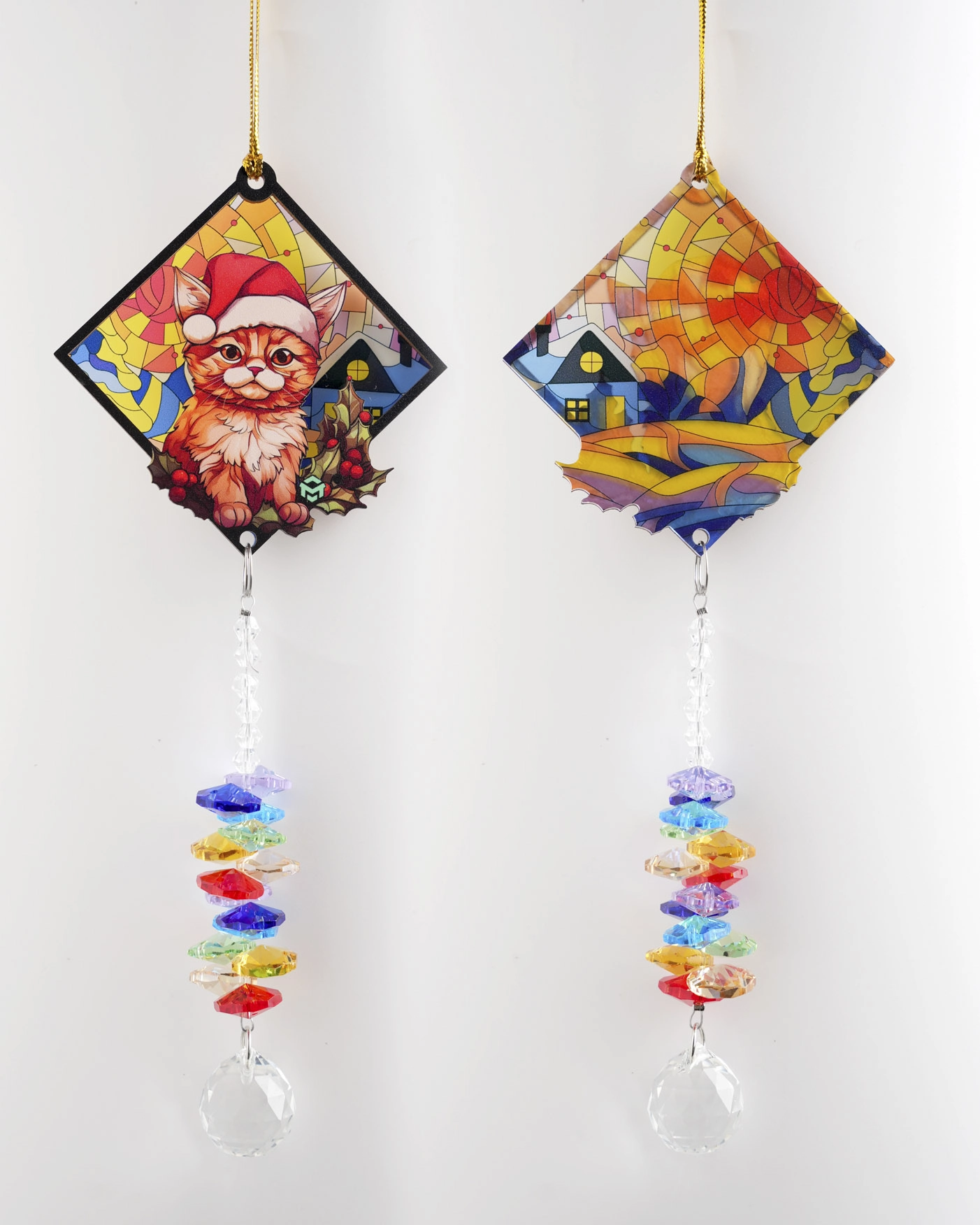 Personalized Window Hanging Suncatcher Ornament