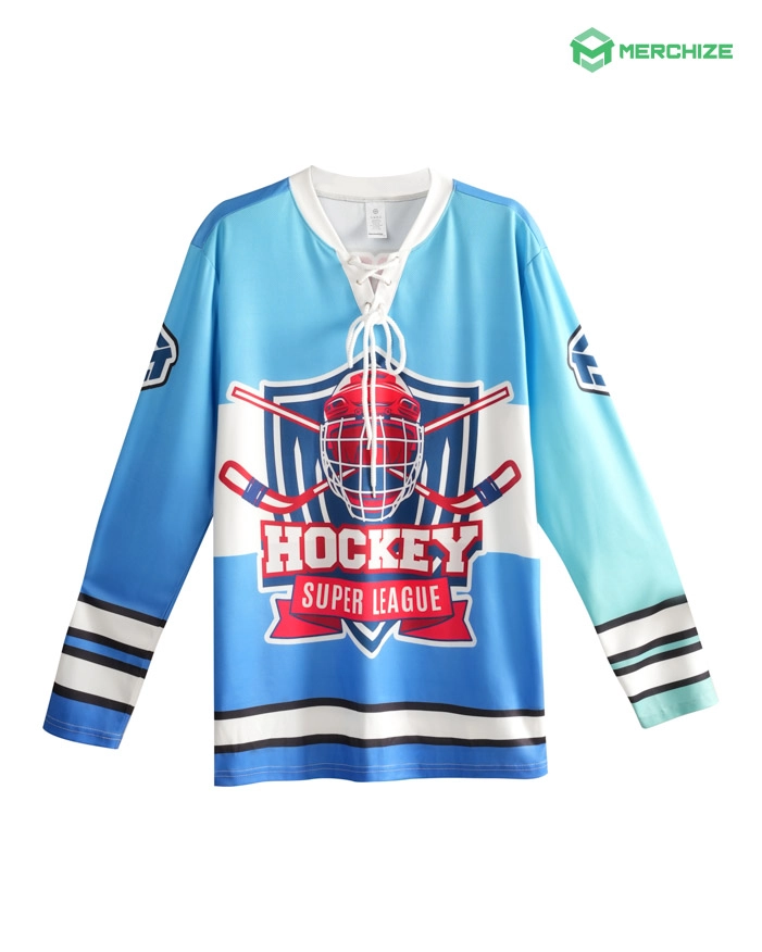 lace hockey jersey