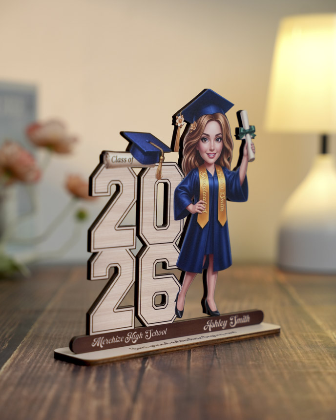 Custom Shape Wood Stand
