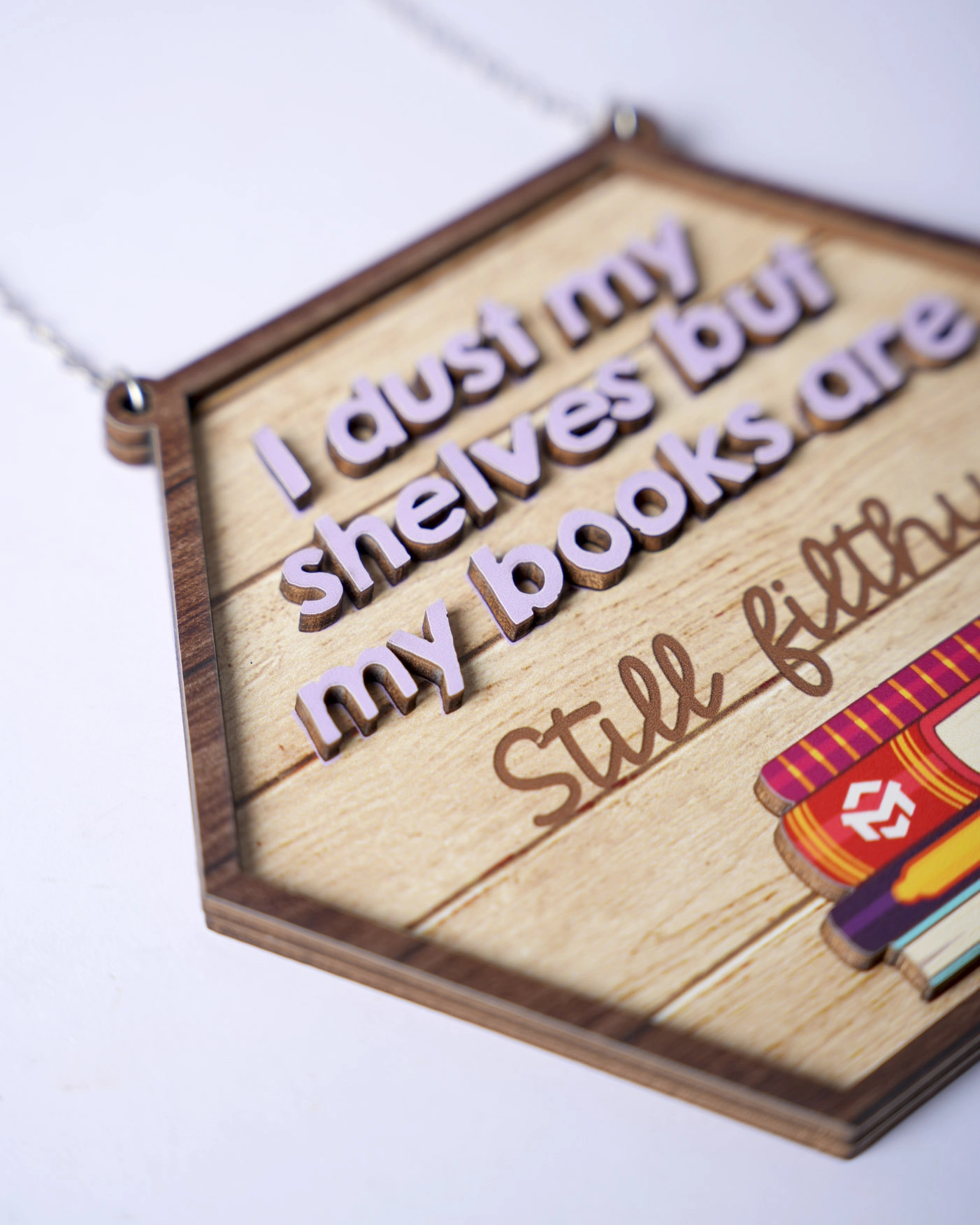 personalized library sign