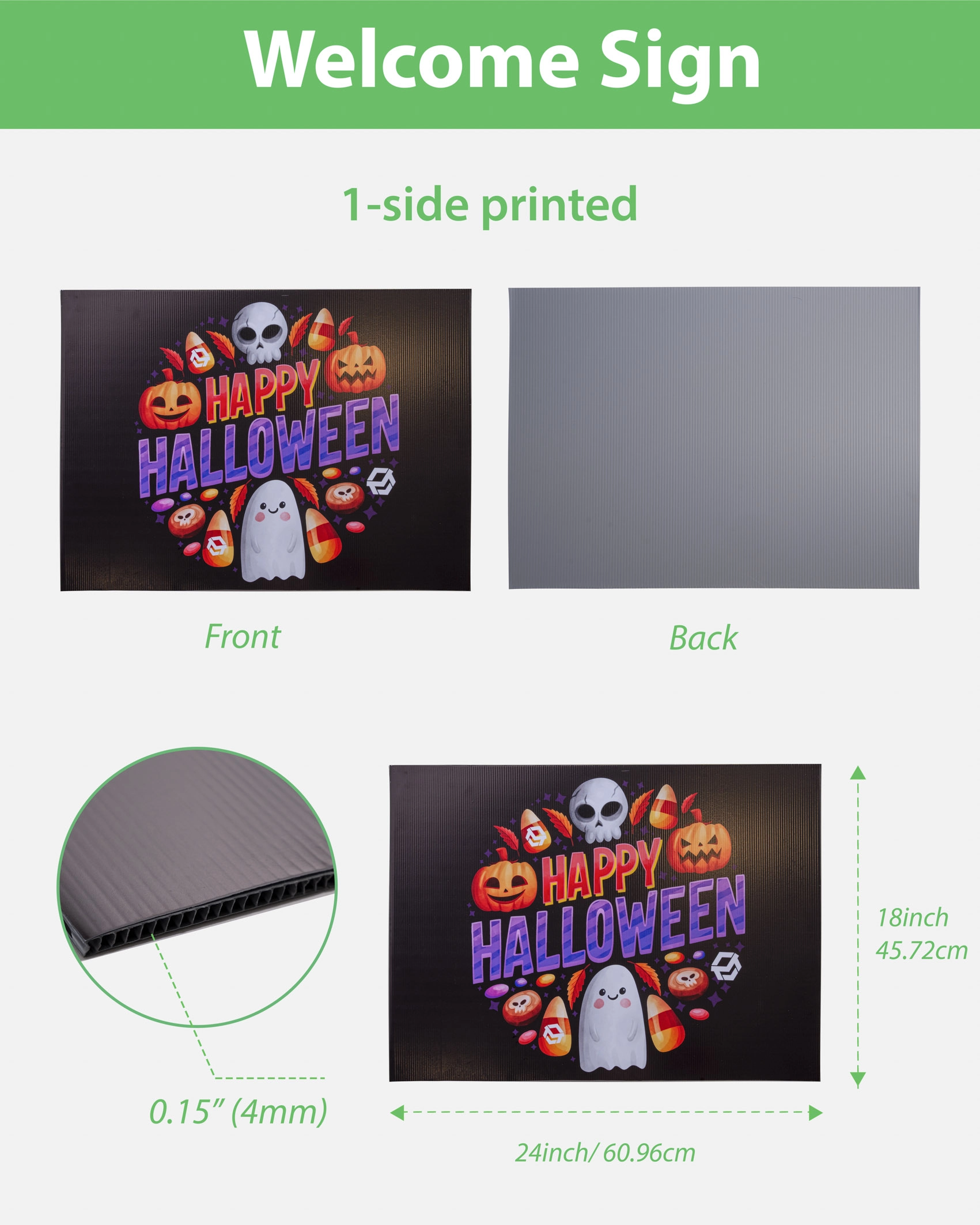print welcome sign