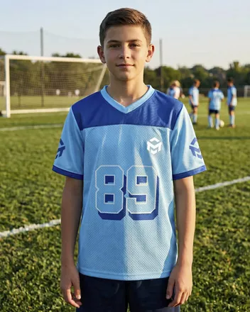 All-over Print Youth Hybrid Mesh Football Jersey