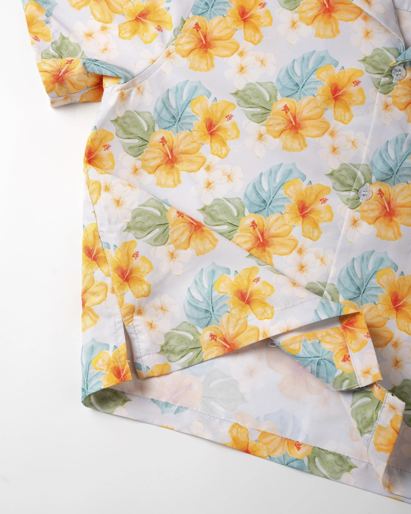 All-over Print Women's Crop Hawaiian Shirt