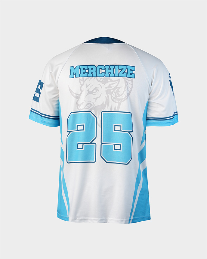 All-over Print Men's Two-Button Baseball Jersey