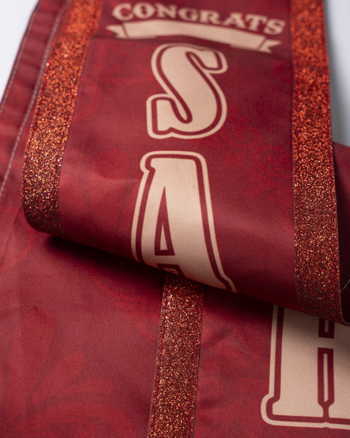 Glitter Graduation Stole