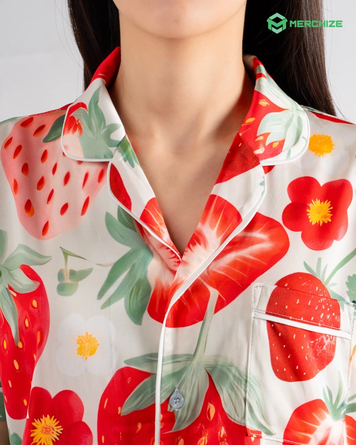 satin pajamas short sleeve