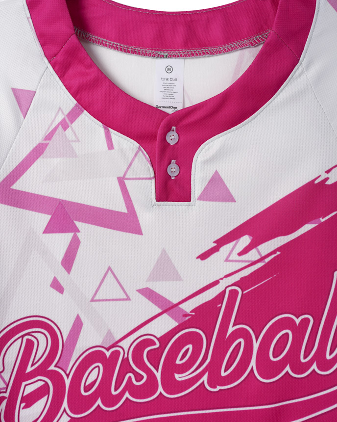 All-over Print Women's Two-Button Baseball Jersey