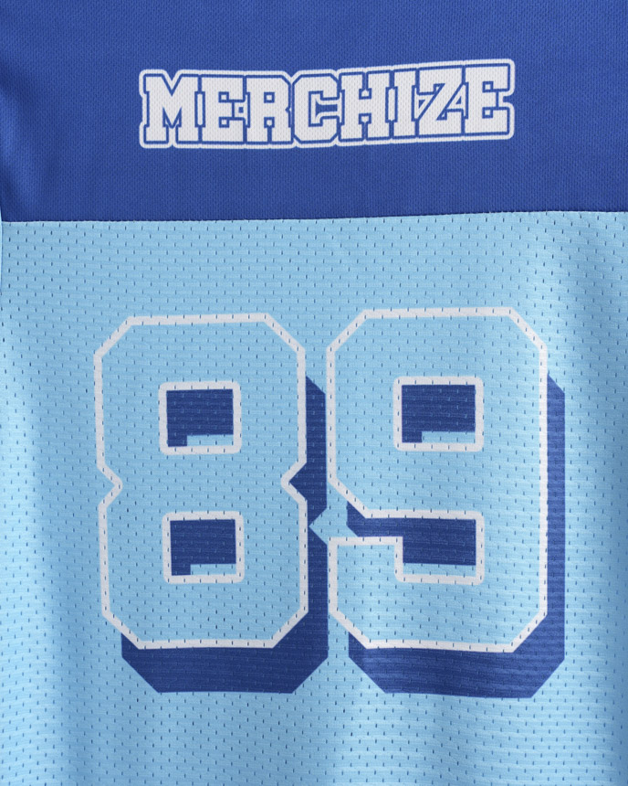 All-over Print Youth Hybrid Mesh Football Jersey