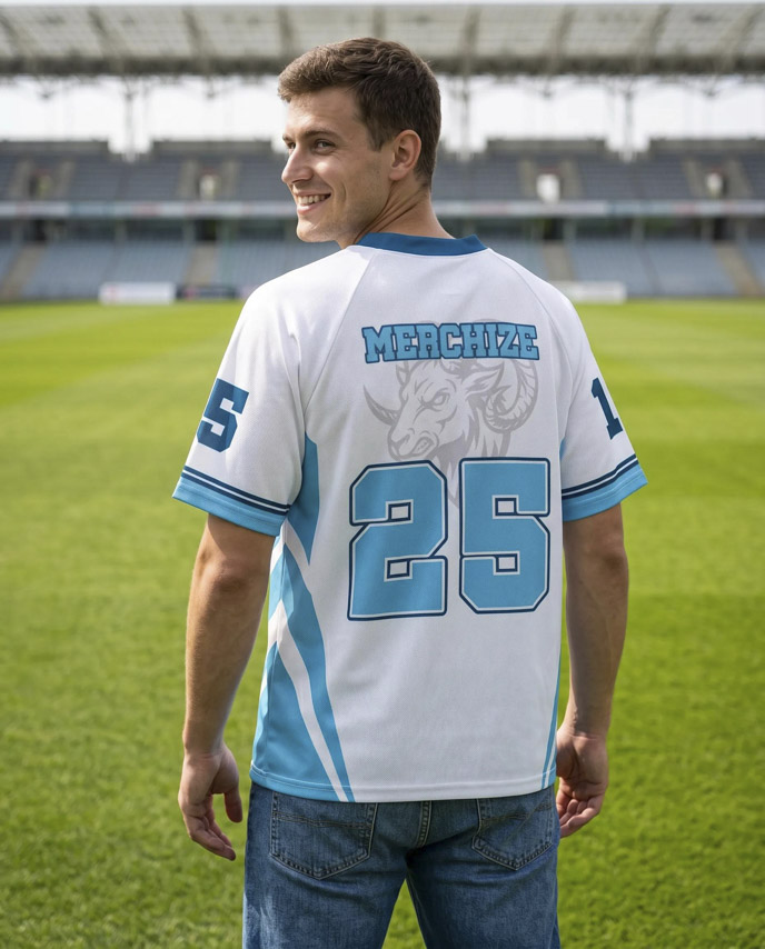 All-over Print Men's Two-Button Baseball Jersey
