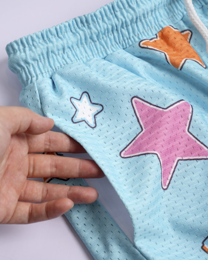 All-over Print Mesh Sports Shorts