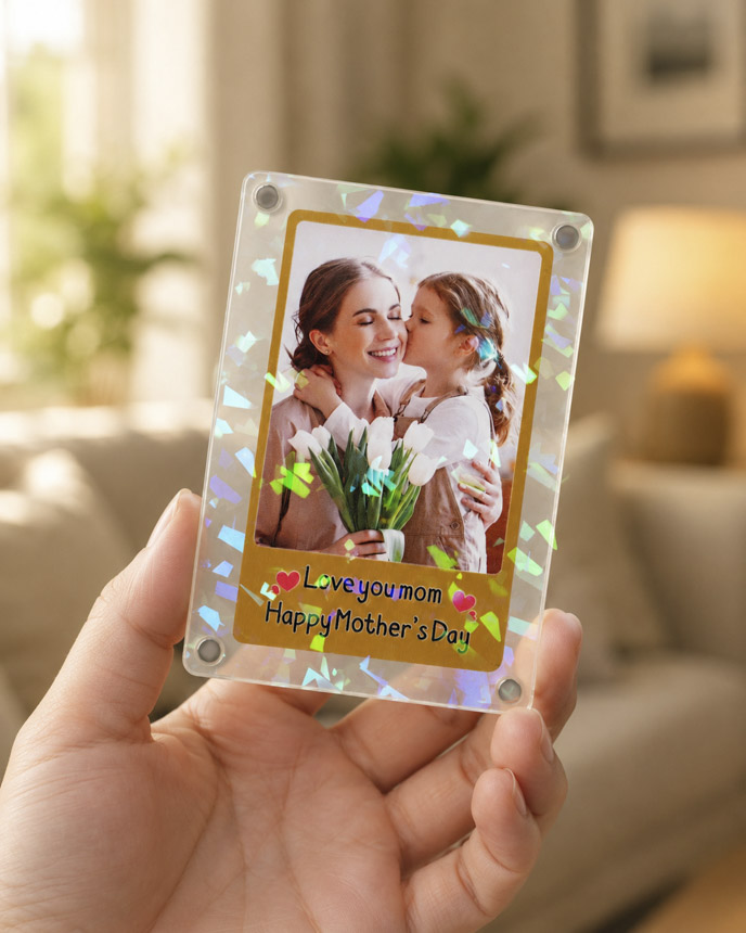 1-side Printed Metal Wallet Card
